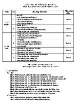 Đề cương ôn tập học kỳ I năm học 2010  2011 môn Toán  lớp 7